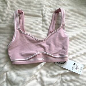 ALO Yoga ballet pink heartthrob bra